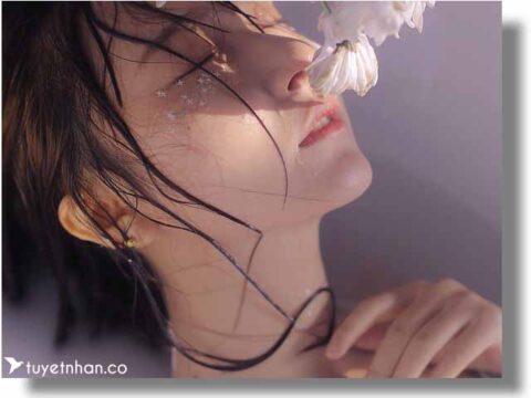 Chinese model: Abigaill – 晓晓 – White daisies fairies